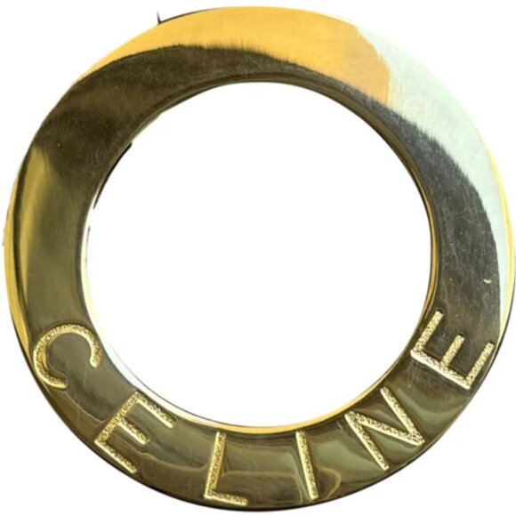 Authentic Celine Triumph Arc Pouch – Black with Gold Hardware, Exquisite Lux - Picture 3 of 15